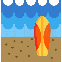冲浪图标