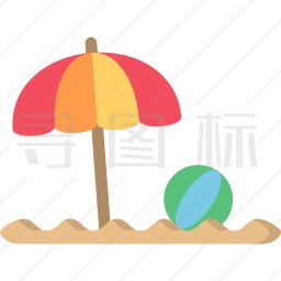 太阳伞图标