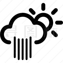 下雨天图标