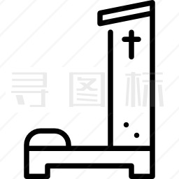 教堂长椅图标