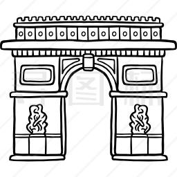 君士坦丁凯旋门简图图片
