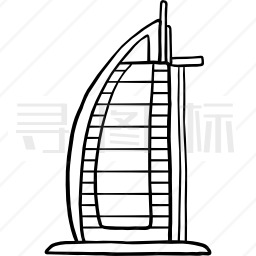 帆船酒店图标