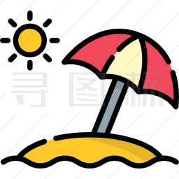 太阳伞图标