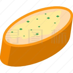 大蒜面包图标