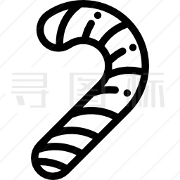 糖果手杖图标