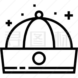 中国帽子图标
