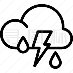 雨图标