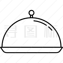 餐厅托盘图标