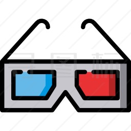 3D眼镜图标