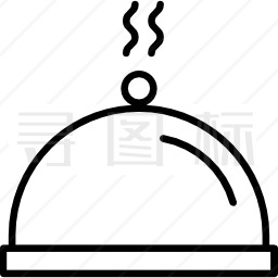 餐厅托盘图标