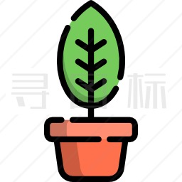 盆栽植物图标