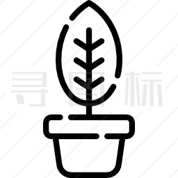 盆栽植物图标