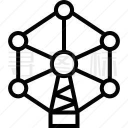原子球塔图标