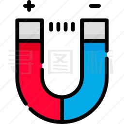 U形磁铁图标