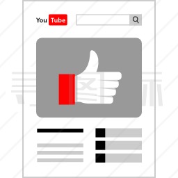 YouTube图标