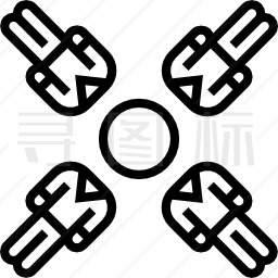 团队合作图标