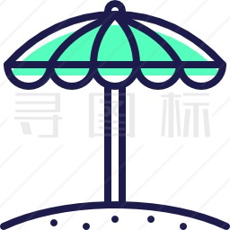 太阳伞图标