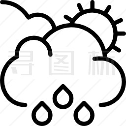 雨图标