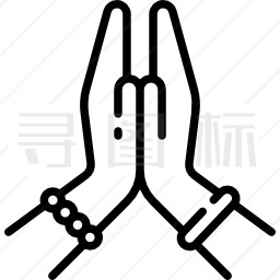 双手合十logo图片