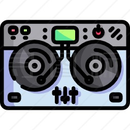 DJ混音器图标