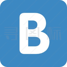 字母B图标