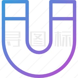 U形磁铁图标