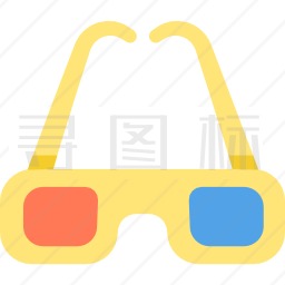 3D眼镜图标