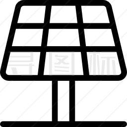 太阳能电池板图标