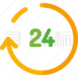 24小时图标