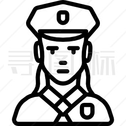 女警察图标