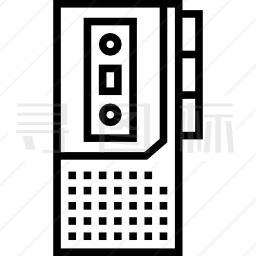 磁带录音机图标