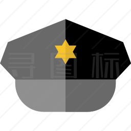 警察帽图标