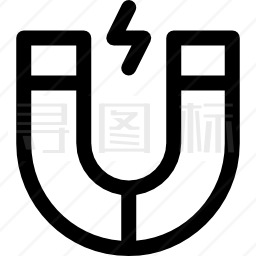 U形磁铁图标