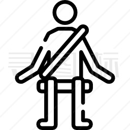 座椅安全带图标