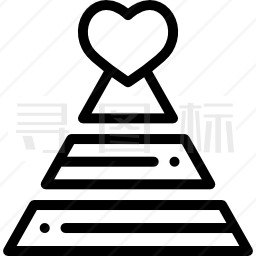 金字塔图表图标