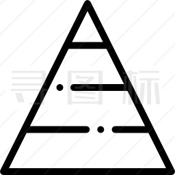 金字塔图表图标