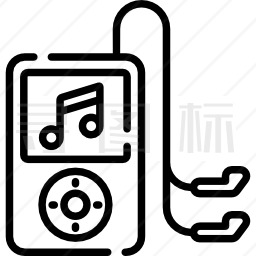 MP3播放器图标