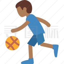 篮球运动员图标