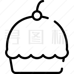 纸杯蛋糕图标