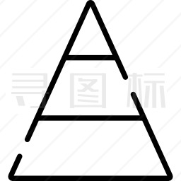 金字塔图表图标