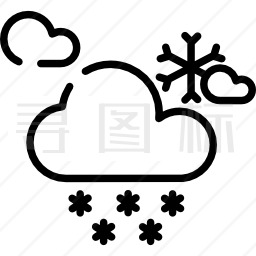 下雪图标