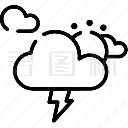 打雷图标