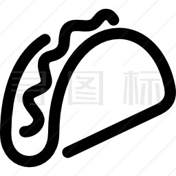 墨西哥玉米薄饼卷图标