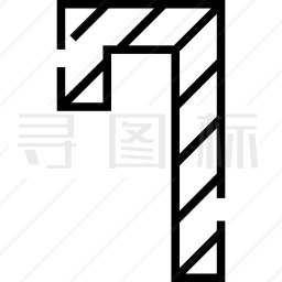 糖果手杖图标