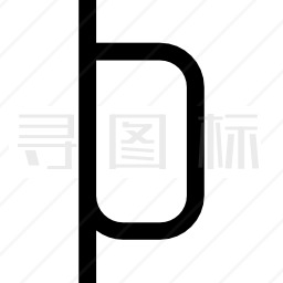 大写字母图标