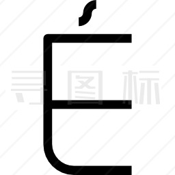 字母E图标