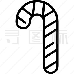 糖果手杖图标