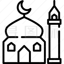 清真寺的简笔画图片