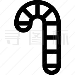 糖果手杖图标