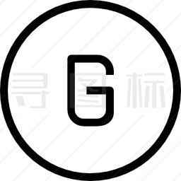 字母G图标